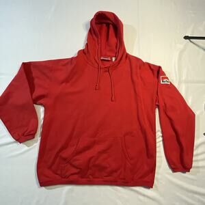 Vintage 90s Marlboro Country Store Red LS Hoodie Sweatshirt Men’s XL USA Made